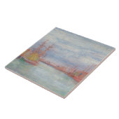 Ostend Harbor by James Ensor (1900) タイル (側面)