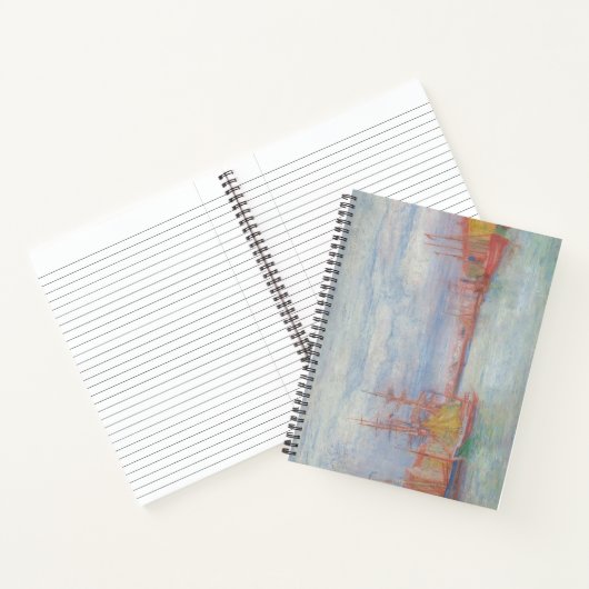 Ostend Harbor by James Ensor (1900) ノートブック (内部)