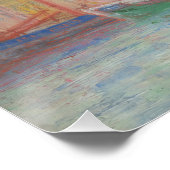 Ostend Harbor by James Ensor (1900) ポスター (コーナー)