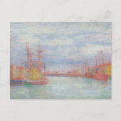 Ostend Harbor by James Ensor (1900) ポストカード (正面)