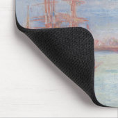 Ostend Harbor by James Ensor (1900) マウスパッド (コーナー)