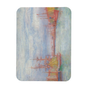 Ostend Harbor by James Ensor (1900) マグネット