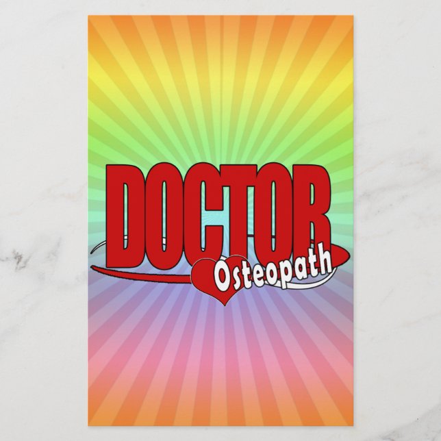 OSTEOPATHロゴの博士 (正面)