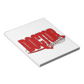 OSTEOPATHロゴの博士 ノートパッド (アングル)