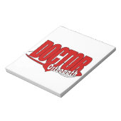 OSTEOPATHロゴの博士 ノートパッド (回転)