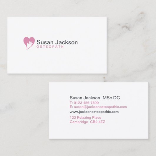 Osteopathyの名刺 名刺 (正面/裏面)