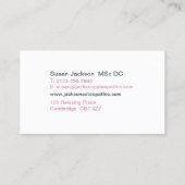 Osteopathyの名刺 名刺 (裏面)