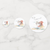 Oster-Tischkonfetti mit Pony und Osterhase  コンフェッティ (正面)