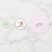 Oster-Tischkonfetti mit Pony und Osterhase  コンフェッティ (裏面)