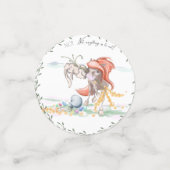 Oster-Tischkonfetti mit Pony und Osterhase  コンフェッティ (スモール正面)