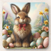 Oster-Untersetzer mit niedlichem Hasen コースター (正面)