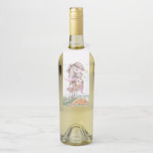 Osterbild mit Pferd und Osterhasen ボトルネックタグ (ボトル)