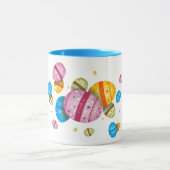 Ostereier und Gänseblümchen マグカップ (中央)