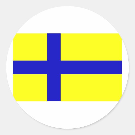 Ostergotlandのゆとり、スウェーデン ラウンドシール (正面)