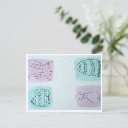 Ostergrüße  ポストカード (スタンド正面)