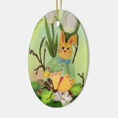Osterhase セラミックオーナメント (左)