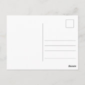 Osterhase im Blumenfeld Illustration -  ポストカード (裏面)