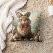  Osterkissen mit süßem Hasen クッション (ブランケット)