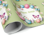 Osterkranz: Frohe Ostern - ラッピングペーパー (ロールコーナー)