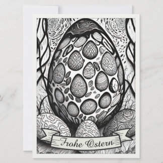 Ostermotivモノクロ漫画mitオステリエ25024