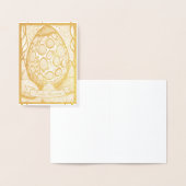 Ostermotivモノクロ漫画mitオステリエ25024 箔カード (ディスプレー)