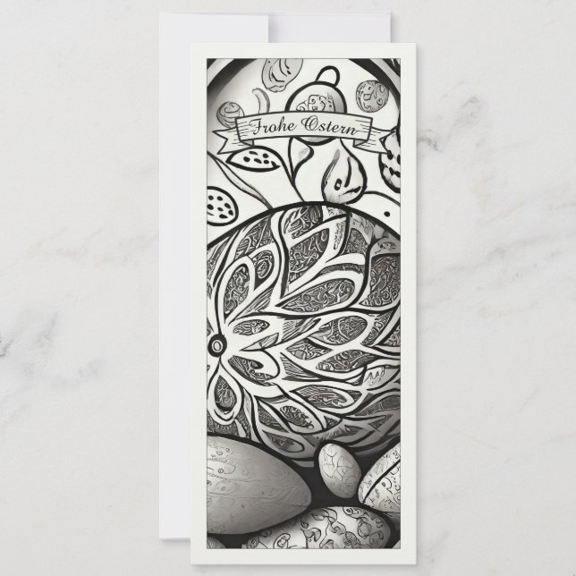 Ostermotivモノクロ漫画mitオステリエ97330 (正面)