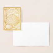 Ostermotivモノクロ漫画mitオステリエ97330 箔カード (ディスプレー)