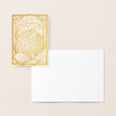 Ostermotivモノクロ漫画mitオステリエ97330 箔カード (ディスプレー)