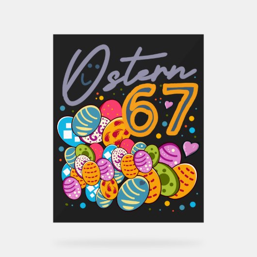 ostern 67 アクリルサイン (正面)