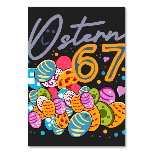 ostern 67 テーブルナンバー (正面)