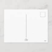 Osterpostkarte mit süssem Hasen und Pferd シーズンポストカード (裏面)