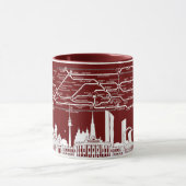 " Österreich: 1978 Wien - Die U-Bahn ... マグカップ (中央)