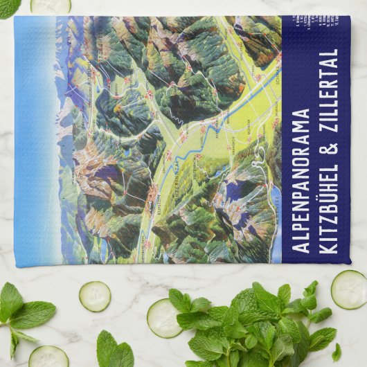 " Österreich: 2021/heute - Kitzbühel/Zillertal  Ta キッチンタオル (折り畳み)