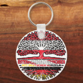 Österreich Österreichisch Deutsch Deutschland Baum キーホルダー (正面)