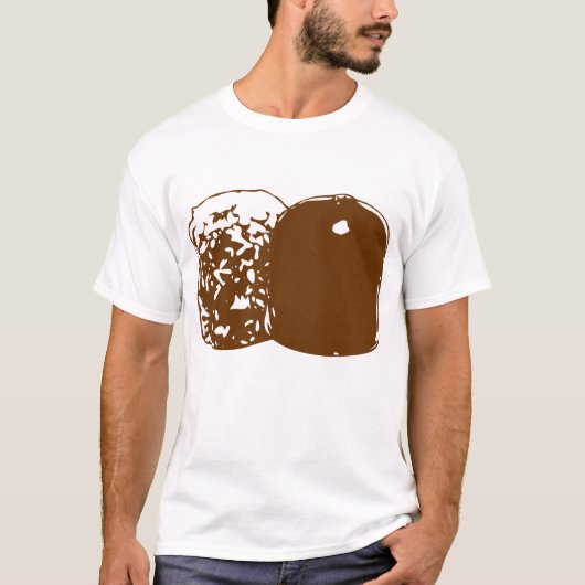 Österreich Rettet die Schwedenbombe Schokolade Tシャツ (正面)