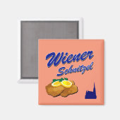 Österreich Wiener Schnitzel  マグネット (正面/裏面)