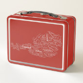 Österreichische Feuerwehr-Wortwolke メタルランチボックス (裏面)