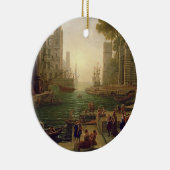 Ostia 1637-39年のSt.ポーラRomanaの乗船 セラミックオーナメント (右)