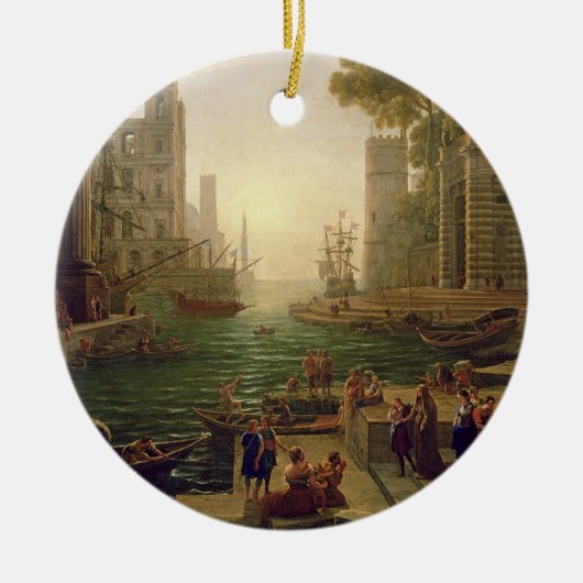 Ostia 1637-39年のSt.ポーラRomanaの乗船 セラミックオーナメント (正面)