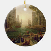 Ostia 1637-39年のSt.ポーラRomanaの乗船 セラミックオーナメント (裏面)