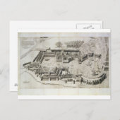 Ostia Anticaの港の計画は、 ポストカード (正面/裏面)