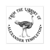 Ostrichヴィンテージスケッチライブラリのブック名 セルフインキングスタンプ (デザイン)