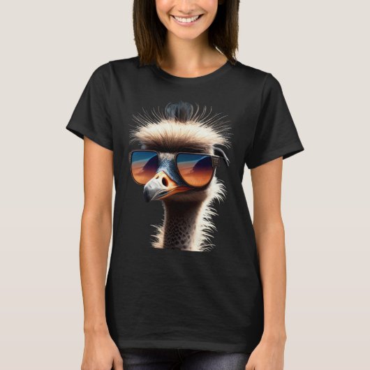 Ostrich Bird Emu Ratite I Love Ostriches Allegedly Tシャツ (正面)