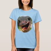 Ostrich Bird Photo What's Up Women's Tシャツ (正面)