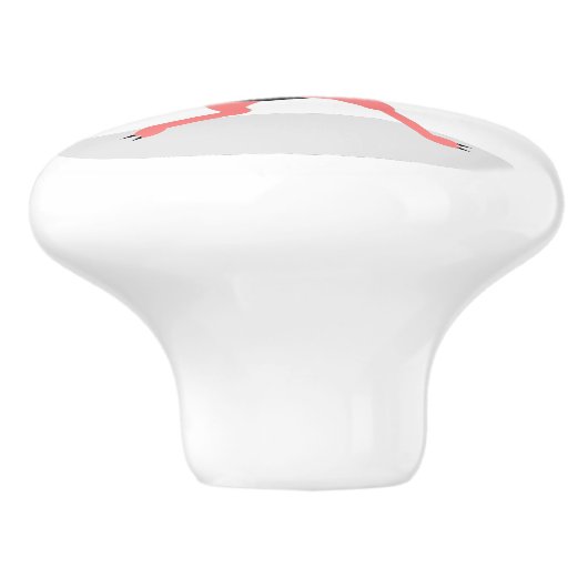 Ostrich Design Personalised セラミックノブ (側面)