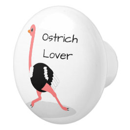 Ostrich Design Personalised セラミックノブ