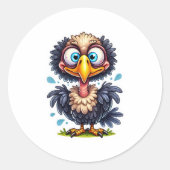 Ostrich Reward  ラウンドシール (正面)