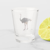Ostrich shot glass ショットグラス (裏面)