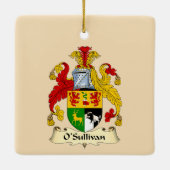 O'Sullivan Family Coat of Arms Ceramic Ornament  セラミックオーナメント (裏面)