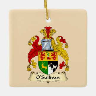 O'Sullivan Family Coat of Arms Ceramic Ornament  セラミックオーナメント